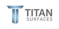 Titan Surfaces logo: a stylized 