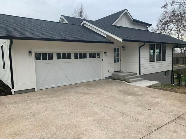 Gutter screen installed