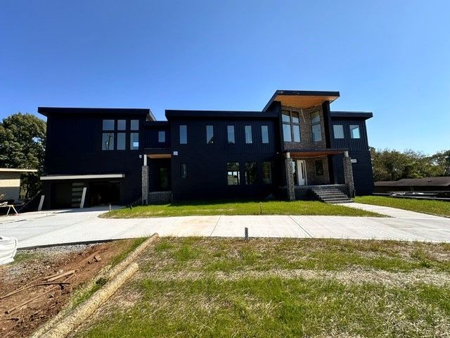 The gutter system for the large house has been successfully completed.
