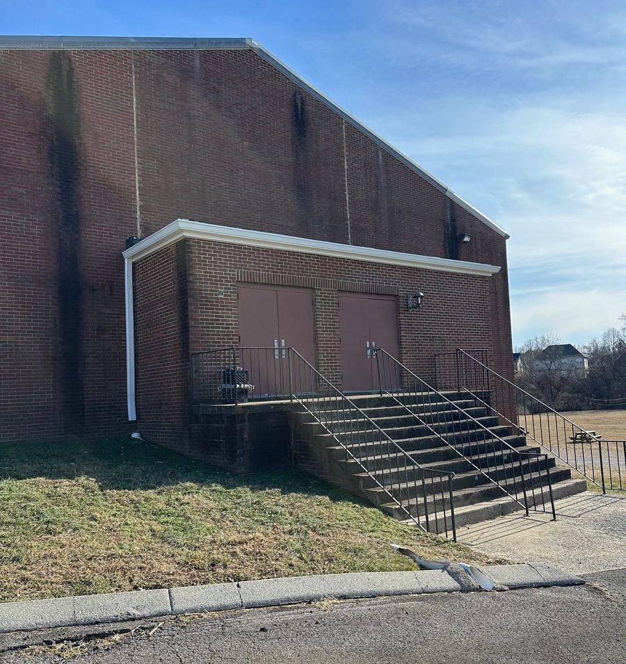 Brick building