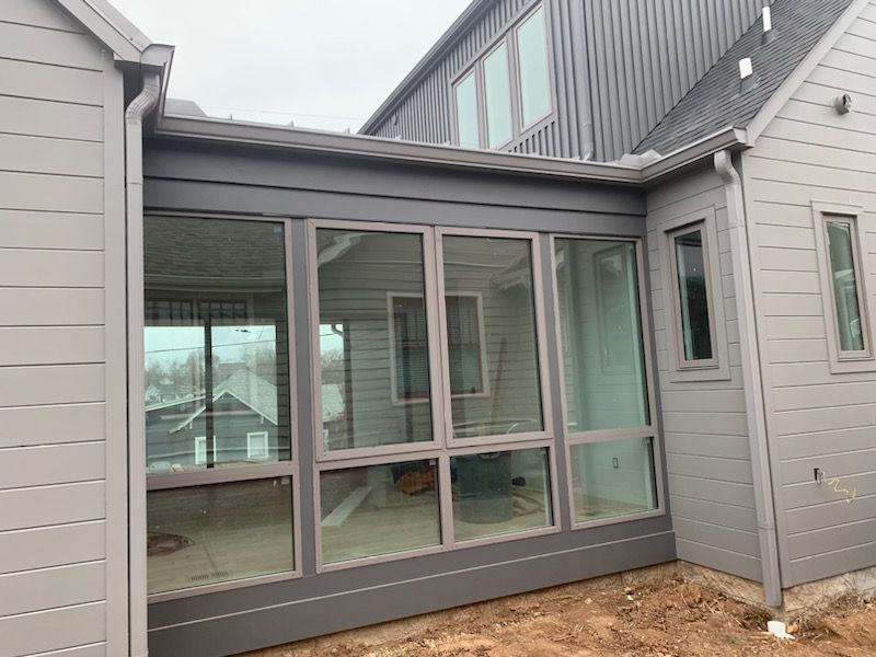 Copper half round gutter