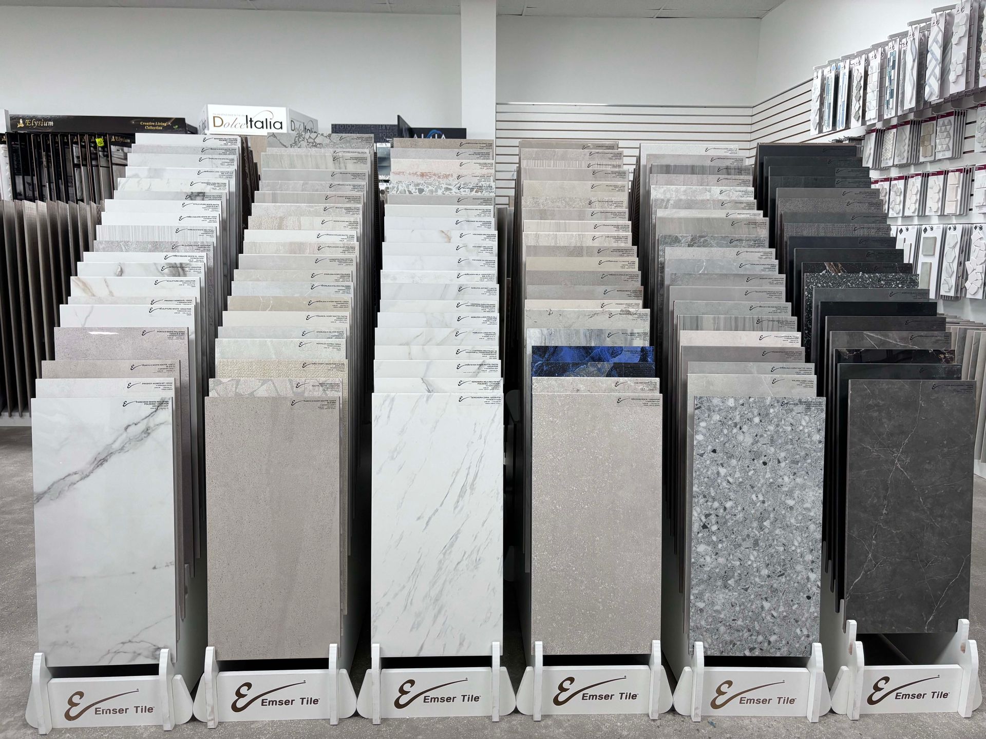 A store filled with lots of different types of tiles