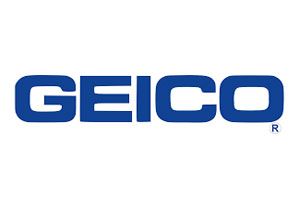 The blue GEICO corporate logo on a white background.