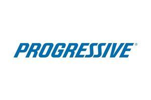 The blue Progressive company logo on a white background.