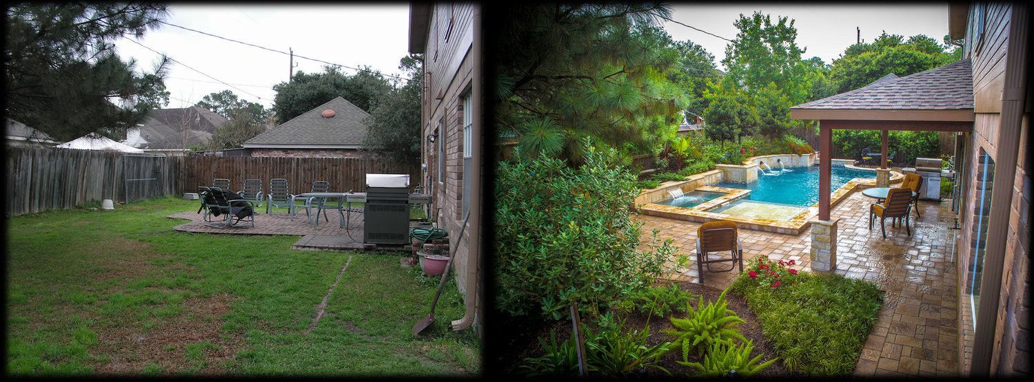 Before and after works