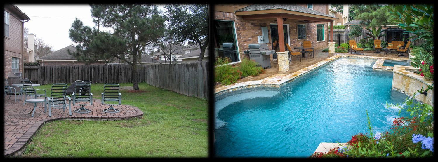 Before and after works