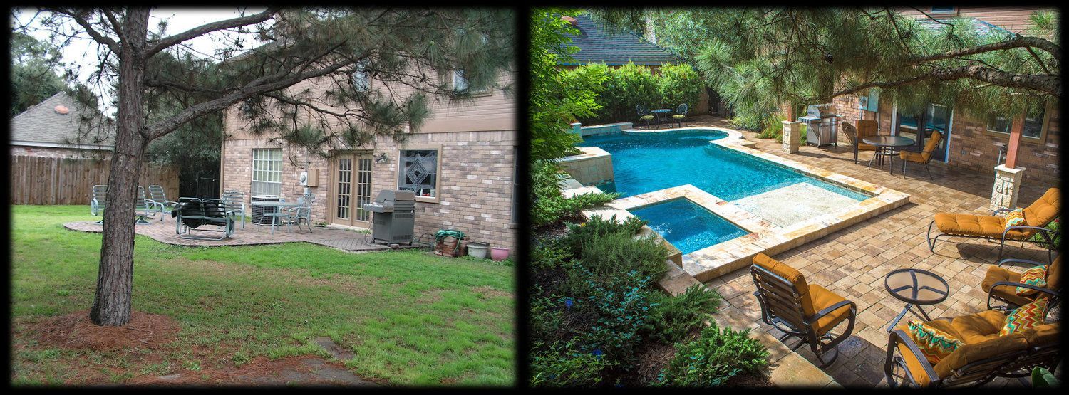 Before and after works