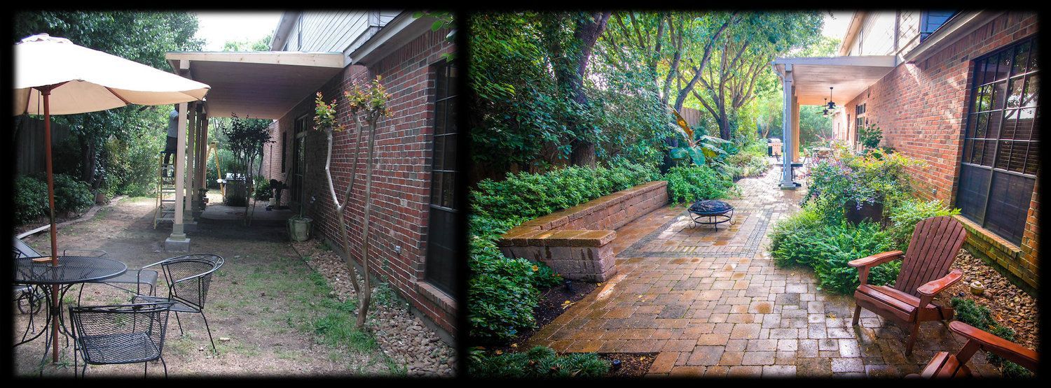 Before and after works