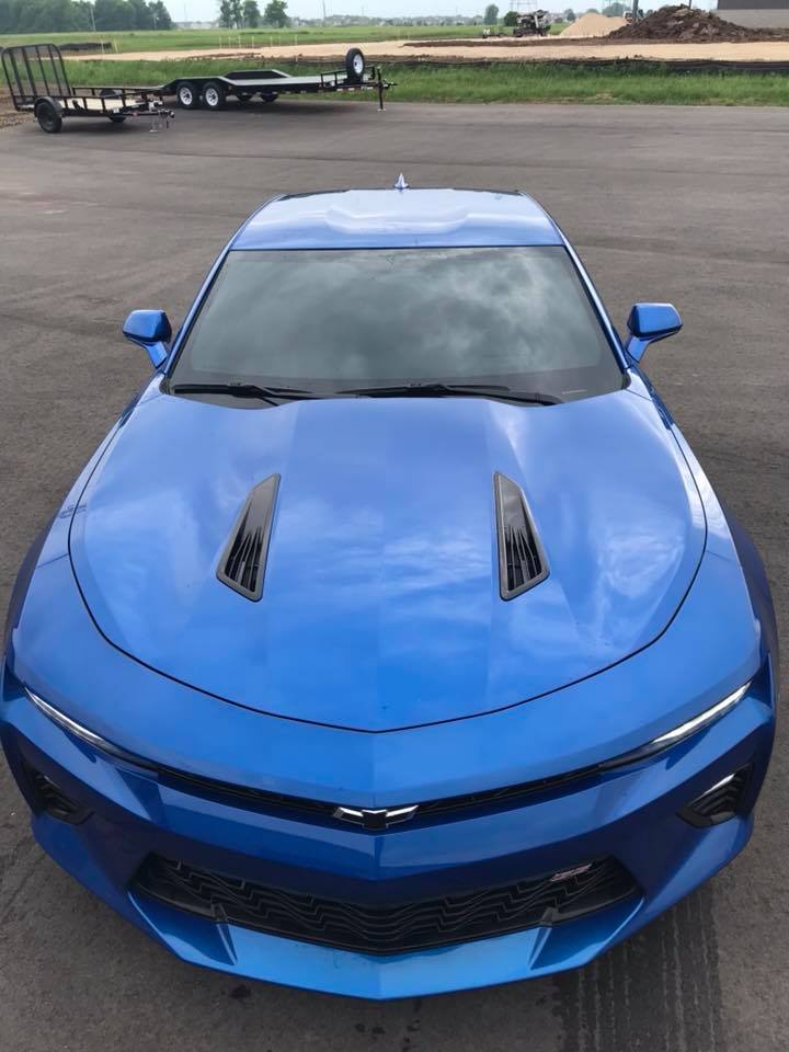 Blue car