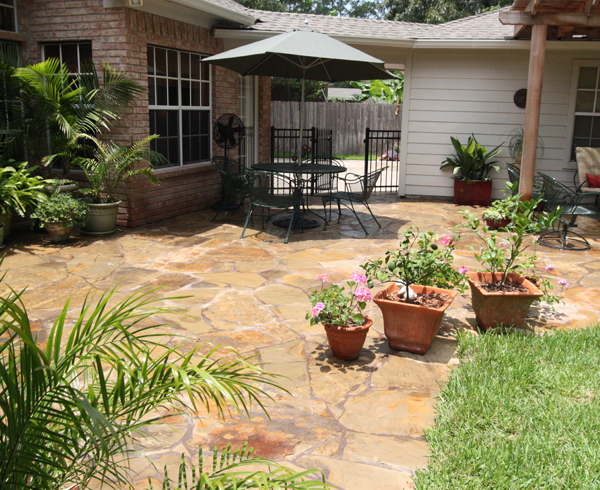 Patio landscape