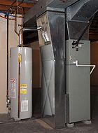 water heater and furnace