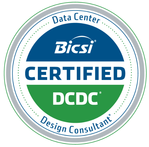 A data center bicsi certified dcdc design consultant logo