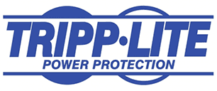 Tripp lite power protection logo on a white background