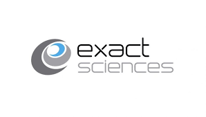 The exact sciences logo is on a white background.