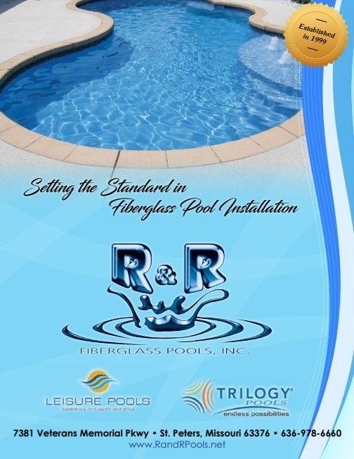 R & R Fiberglass Pools Inc 2022 Brochure Pricing