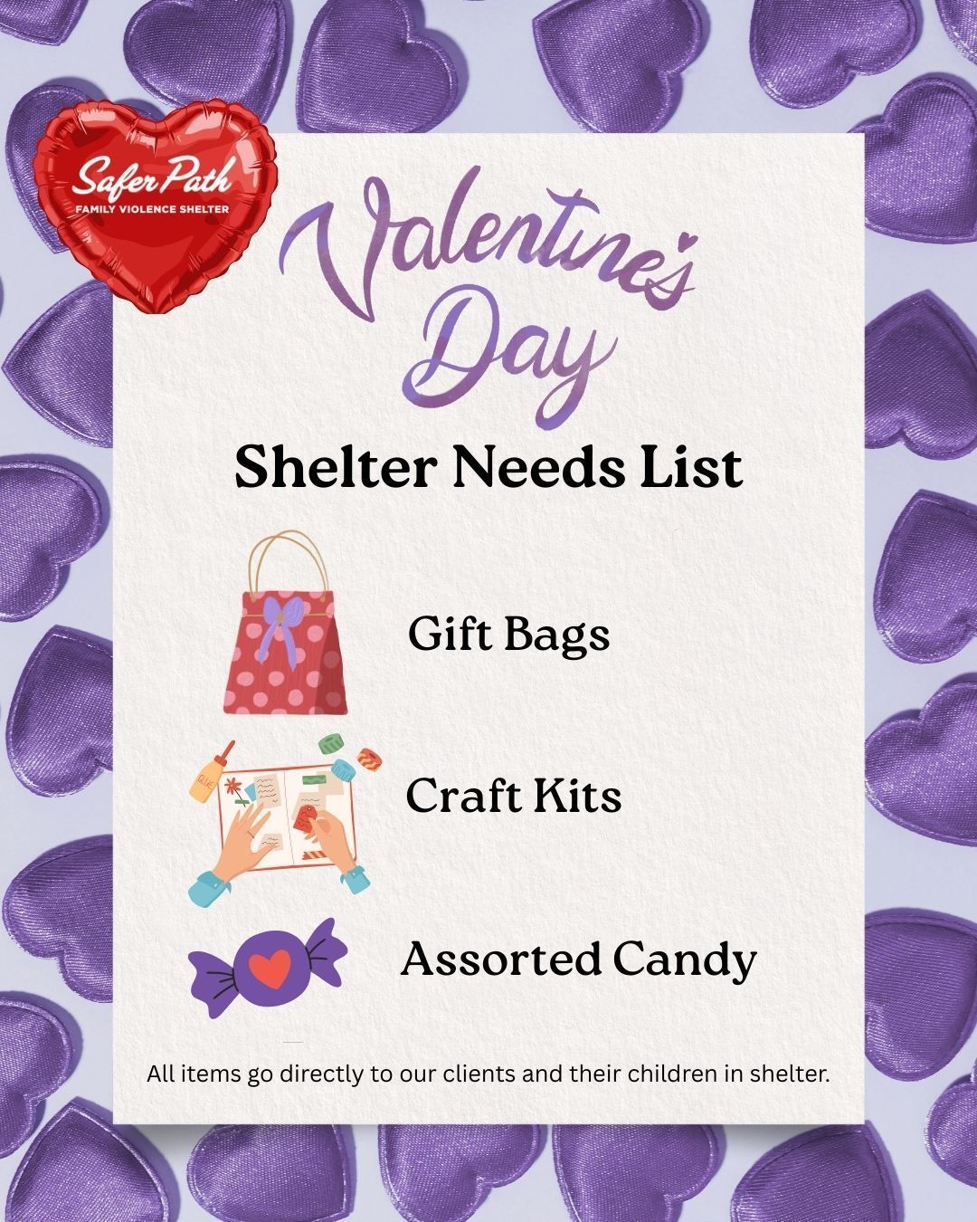 Halloween Shelter Needs List Valentines Day Shelter Needs List