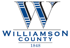 The logo for williamson county was established in 1848