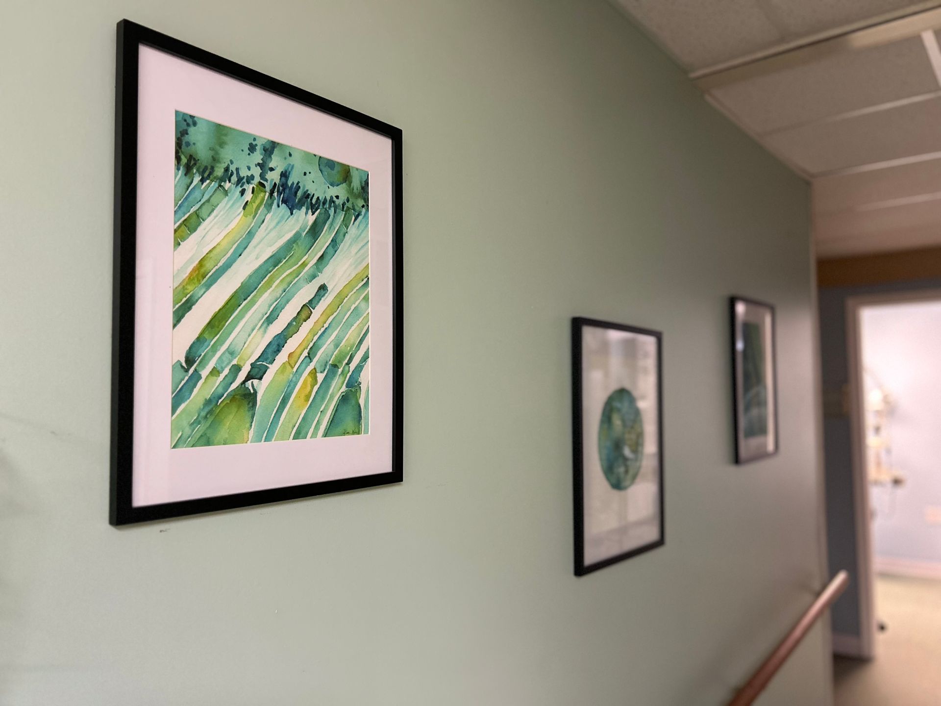 optometrist with boy patient