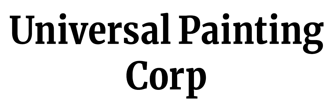 Universal Painting Corp logo in bold black text on a white background