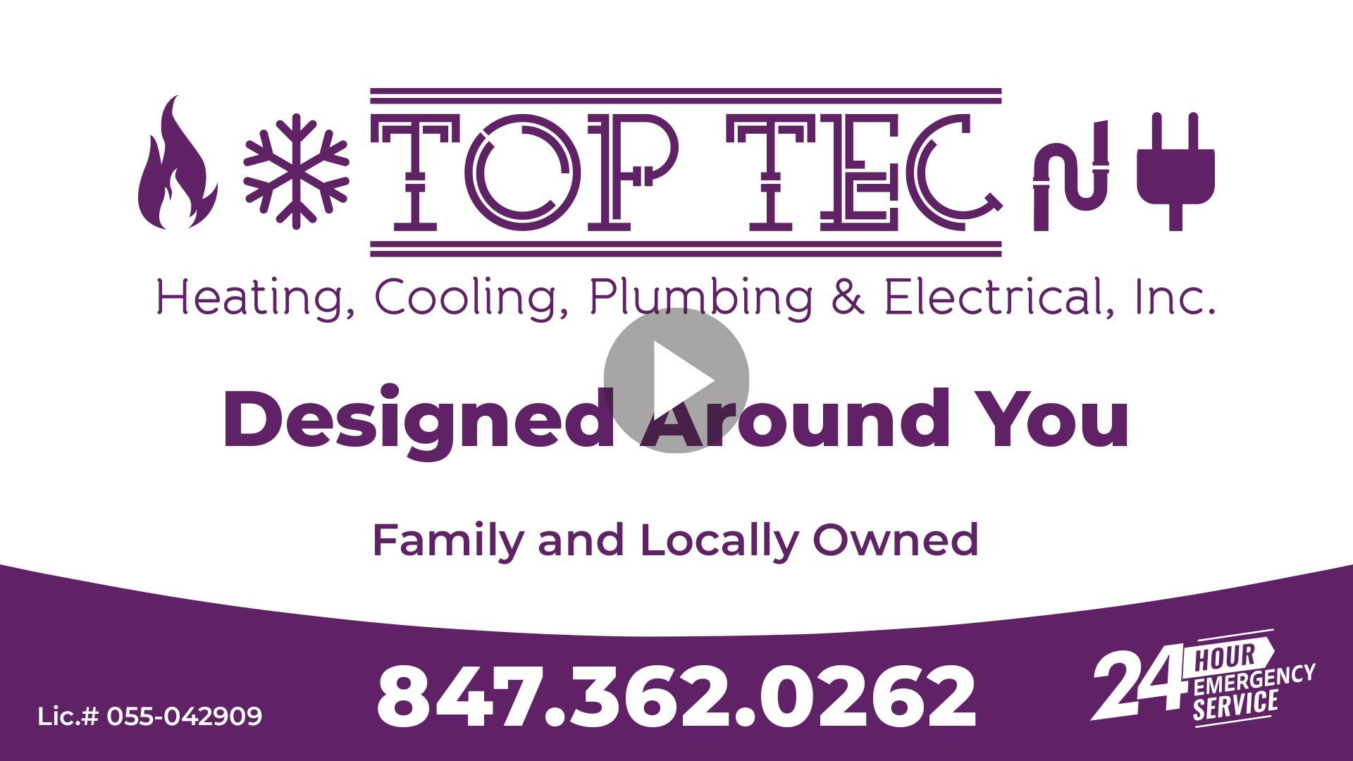 TopTec Heating, Cooling, Plumbing & Electrical