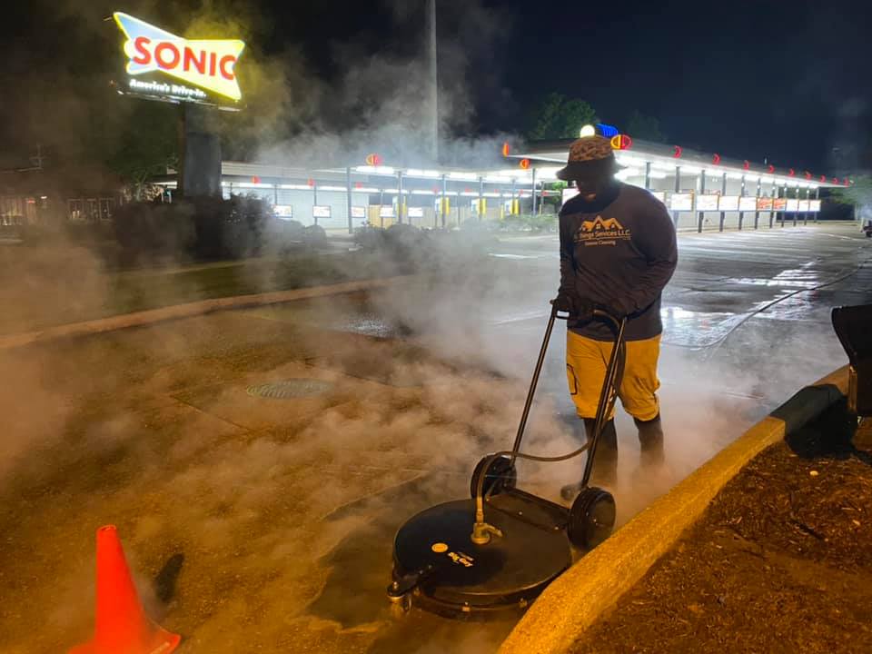 Asphalt cleaning