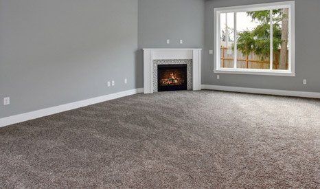 Room with carpet flooring