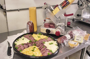 Meat and cheese tray