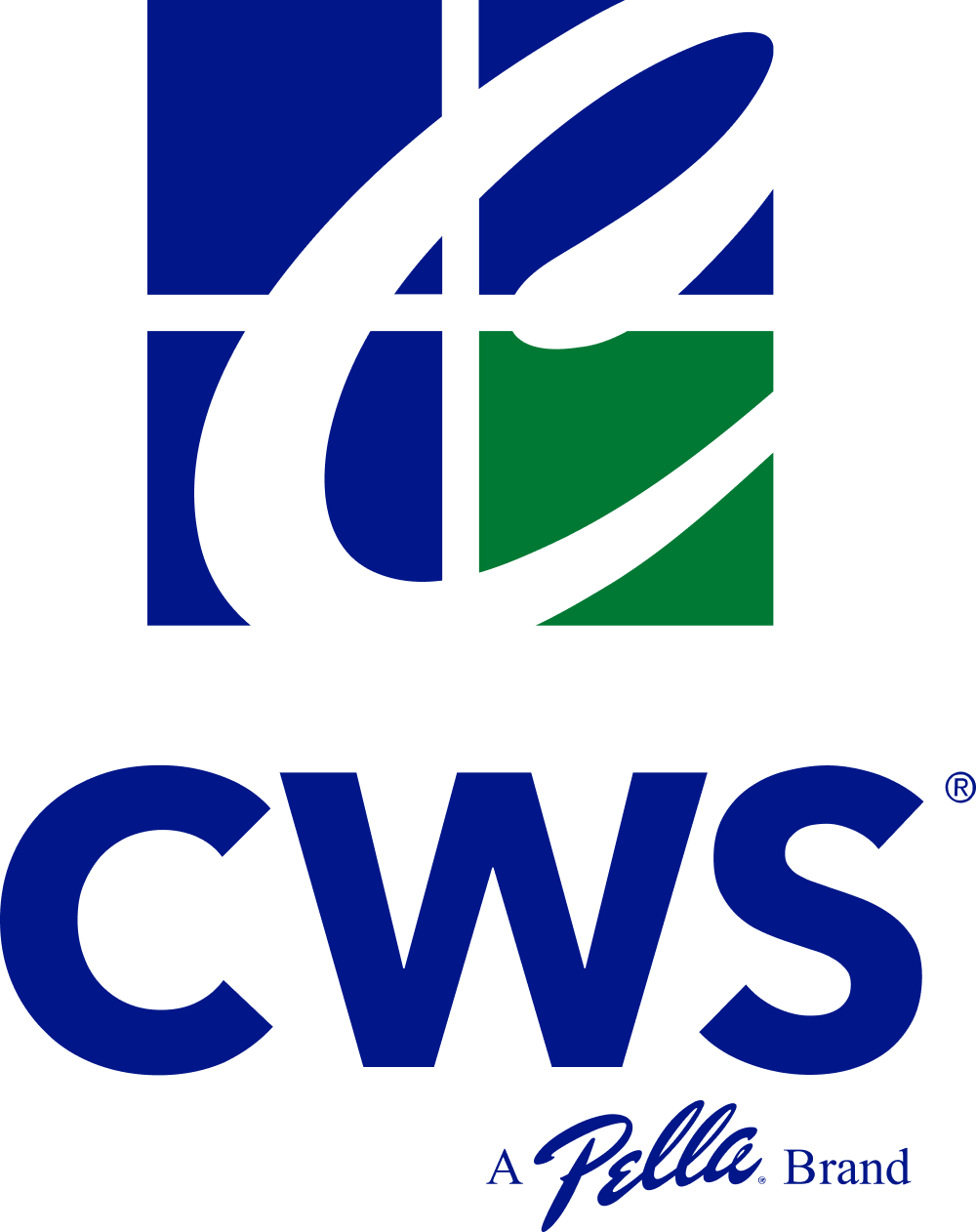 The CWS logo, featuring a blue and green window icon above the blue text 