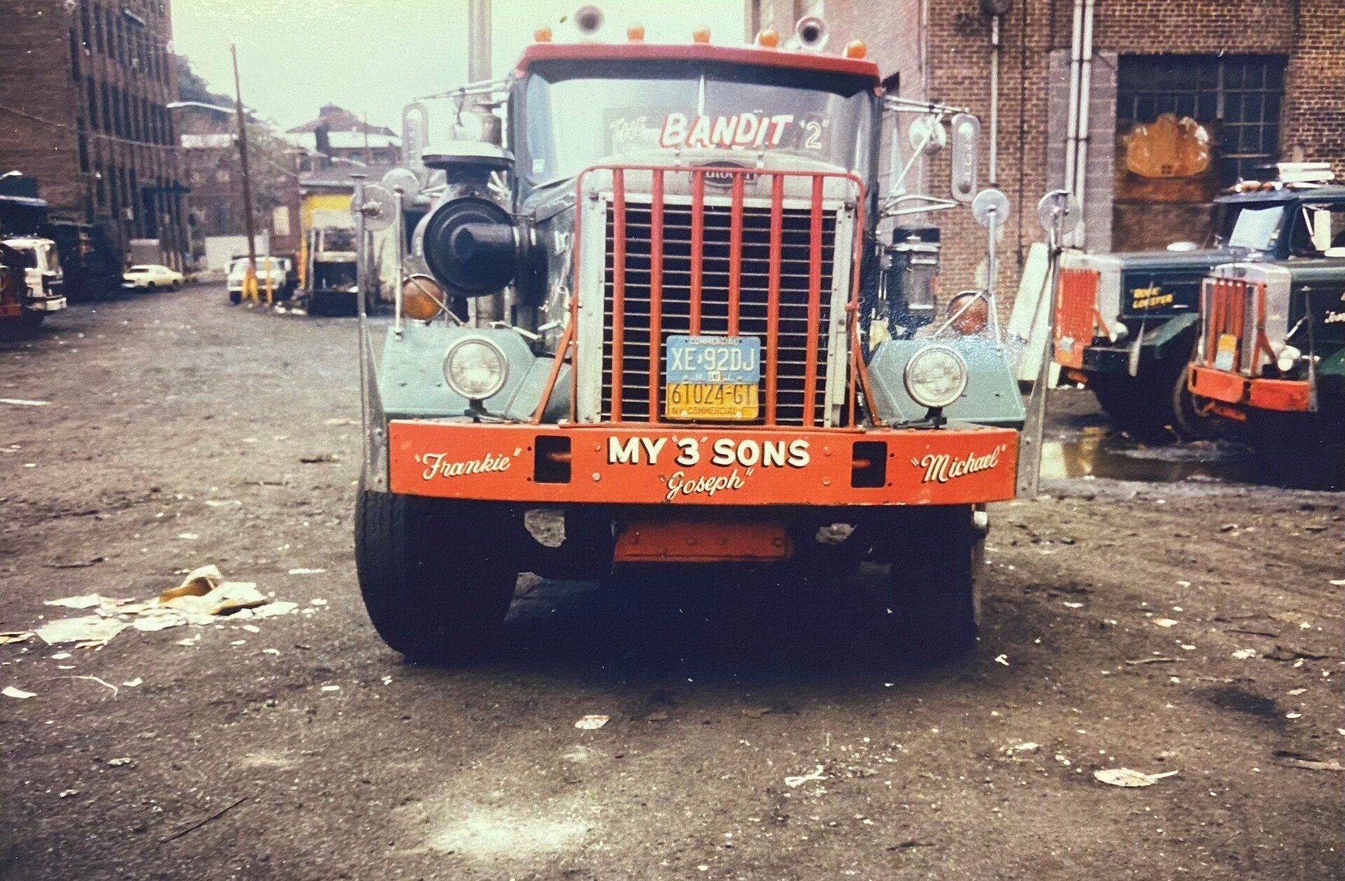 A classic picture of a truck