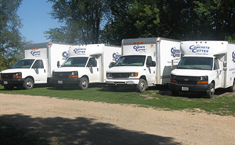 The Concrete Cutter, LLC service-trucks