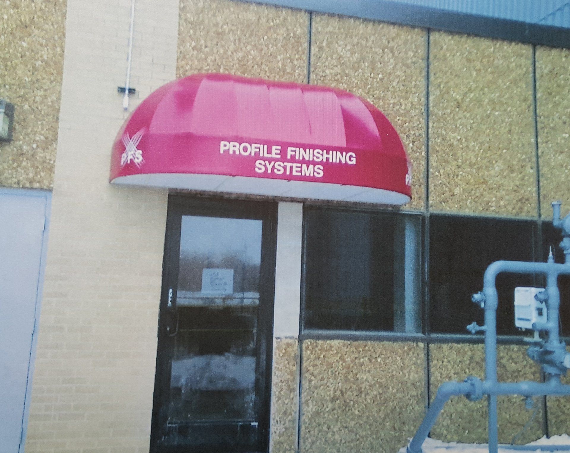 Commercial awning