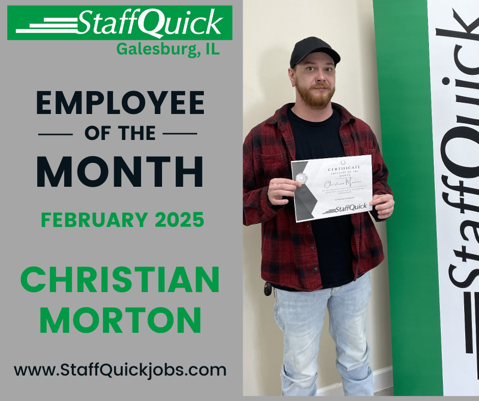 Employee of the Month - February - StaffQuick