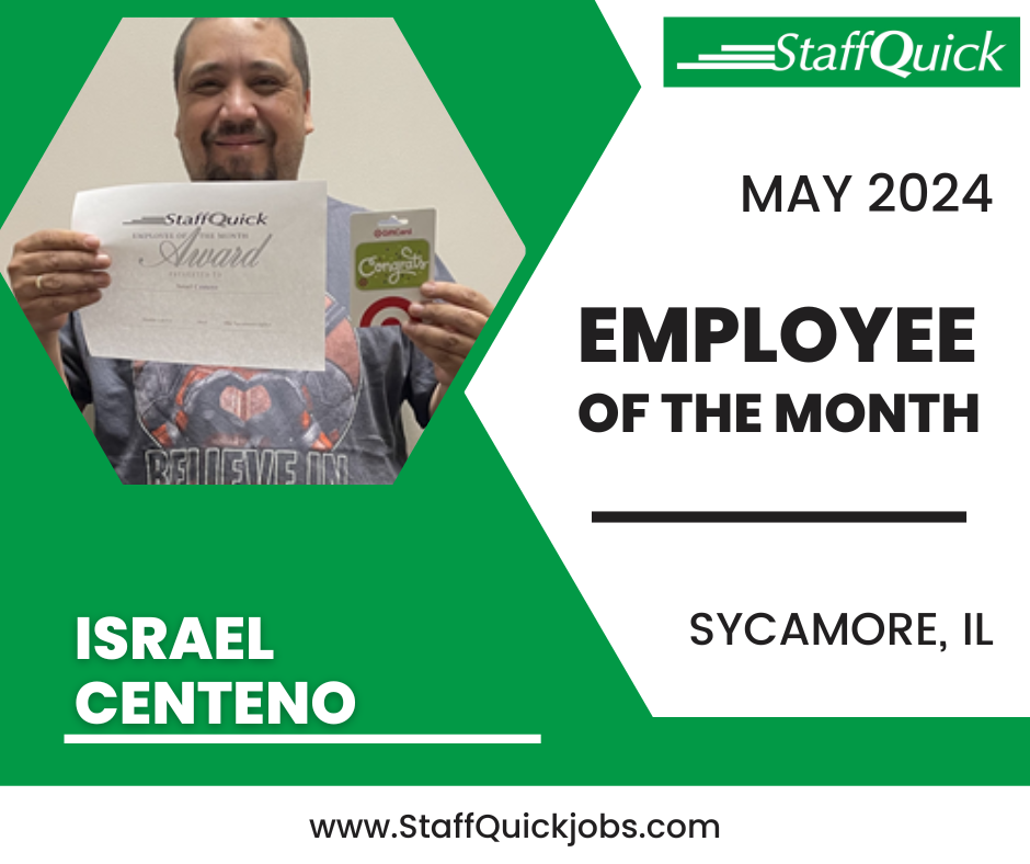 A man is holding a certificate that says `` employee of the month ''.