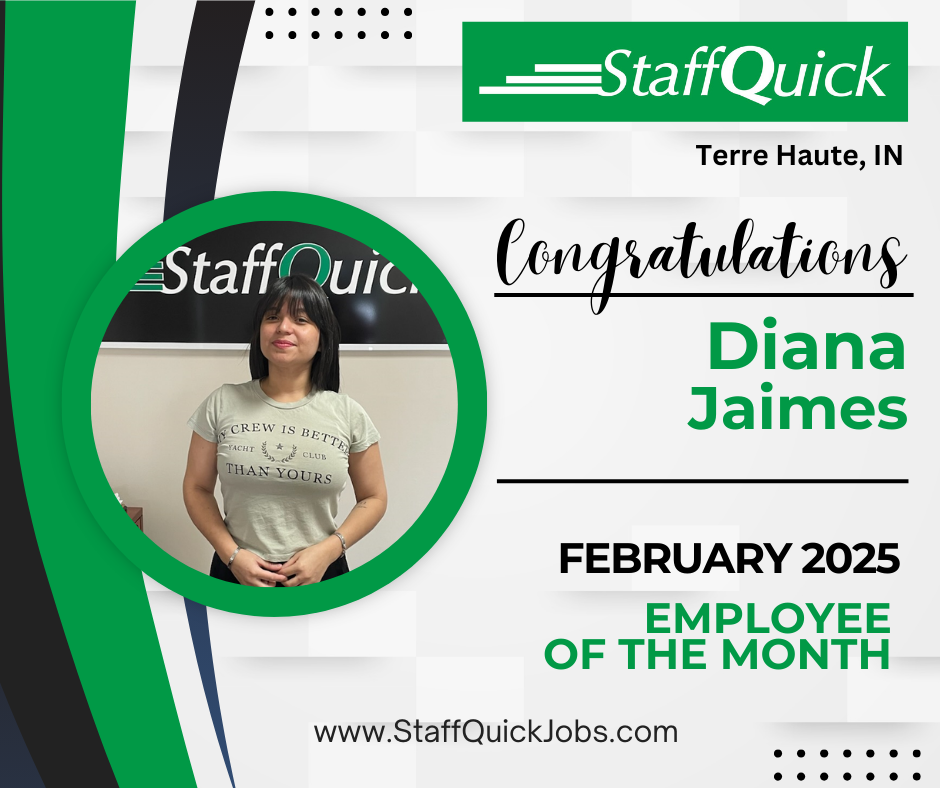 Employee of the Month - February - StaffQuick