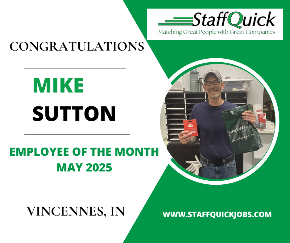 StaffQuick May employee of the month