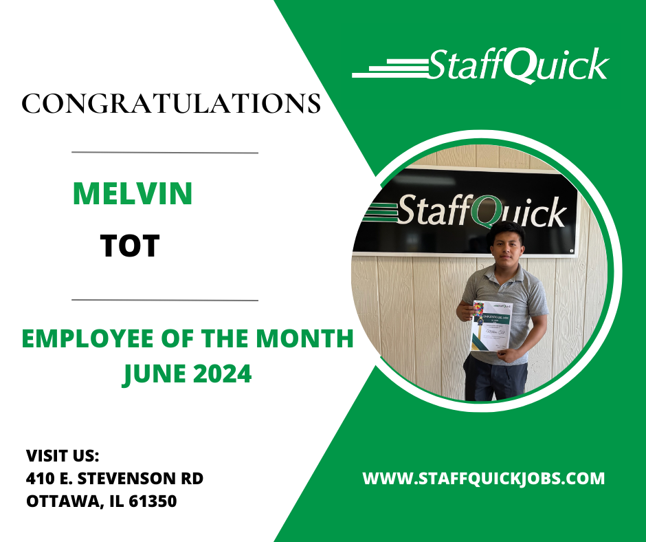 Congratulations melvin tot employee of the month june 2024