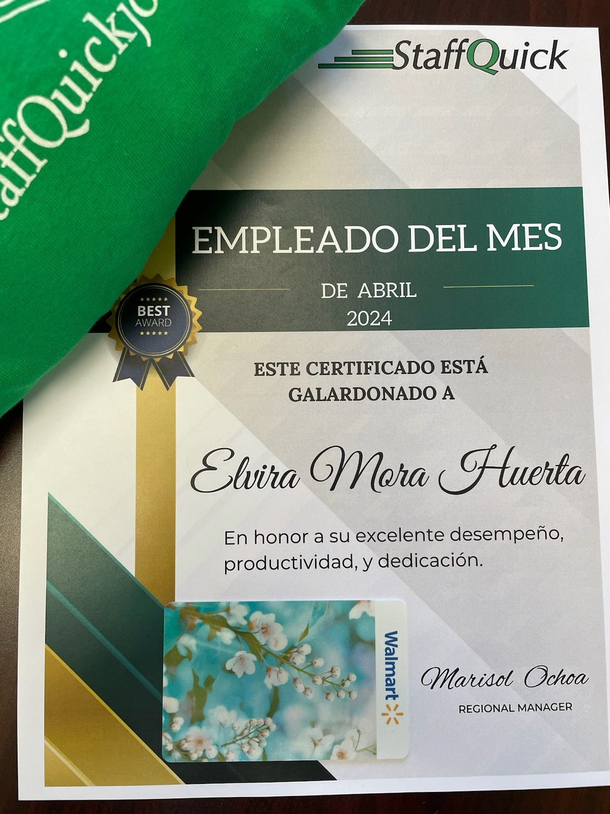 Employee of the Month - Peru, IL