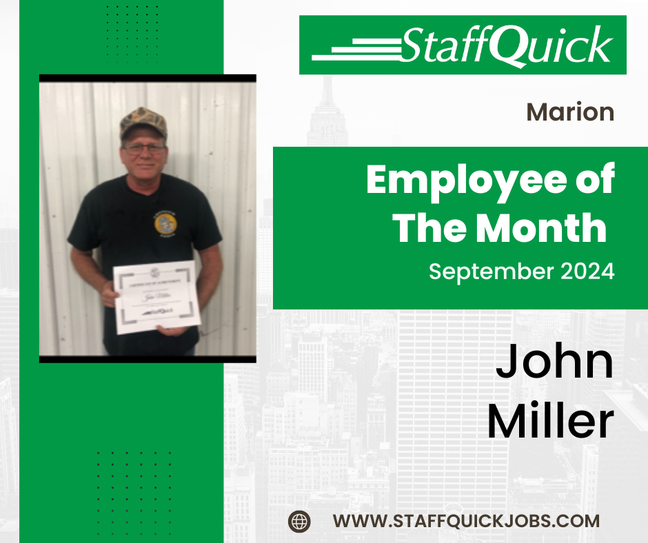 Marion StaffQuick Employee of the Month of September