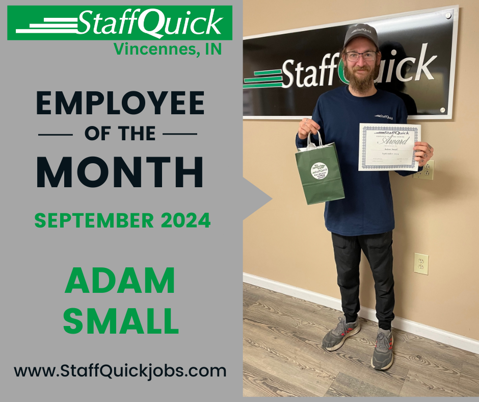 Vincennes StaffQuick Employee of the Month of September
