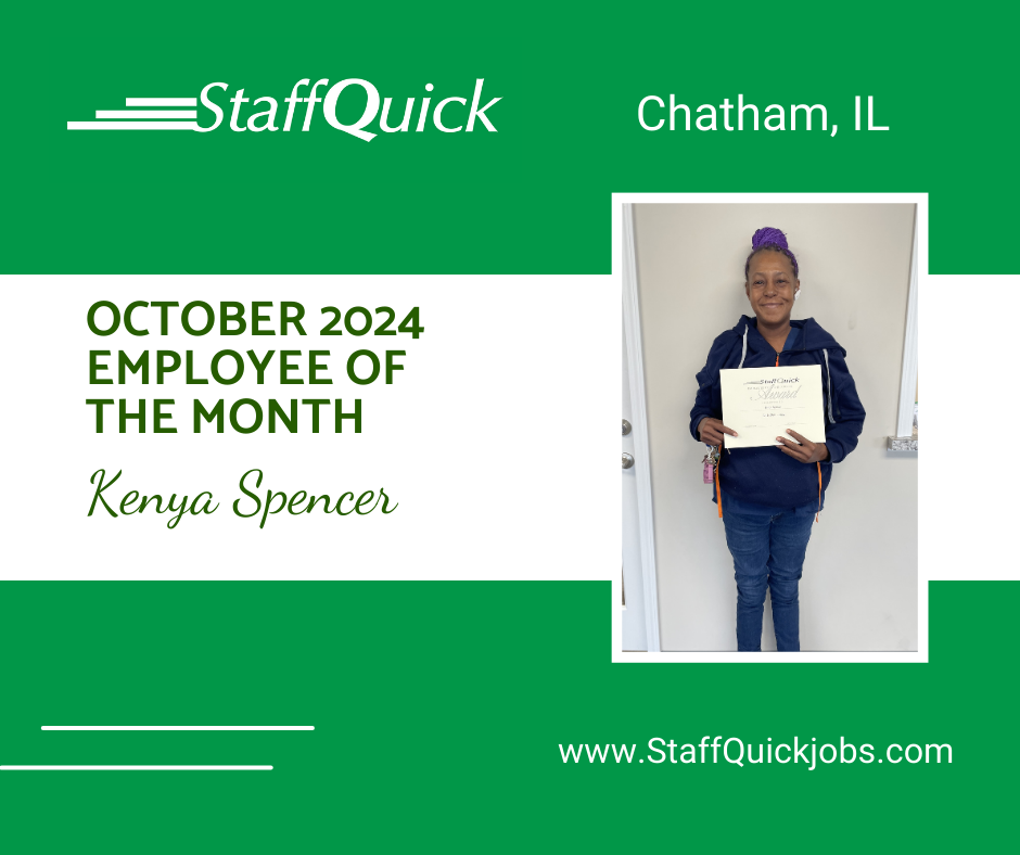 Chatham StaffQuick Employee of the Month of October