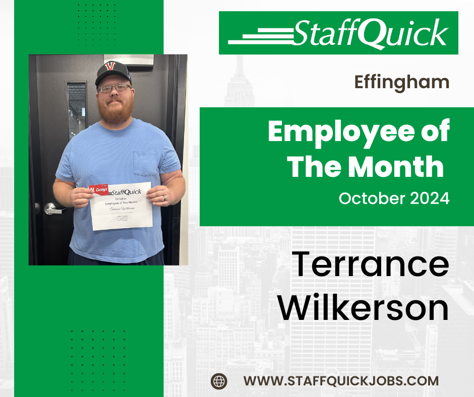 Effingham StaffQuick Employee of the Month of October