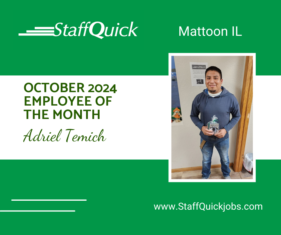 Mattoon StaffQuick Employee of the Month of October