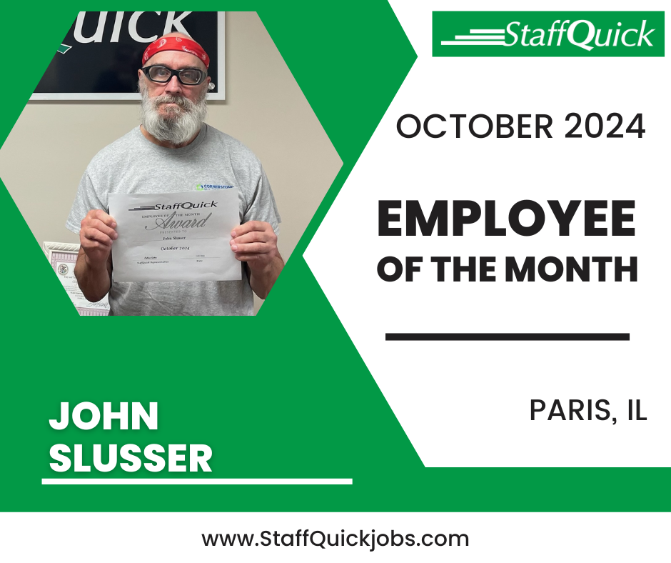Paris StaffQuick Employee of the Month of October