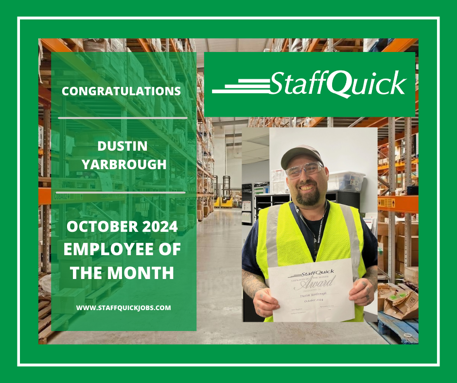 Vincennes StaffQuick Employee of the Month of October