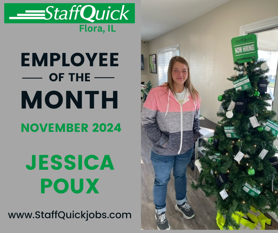 Flora StaffQuick Employee of the Month of November