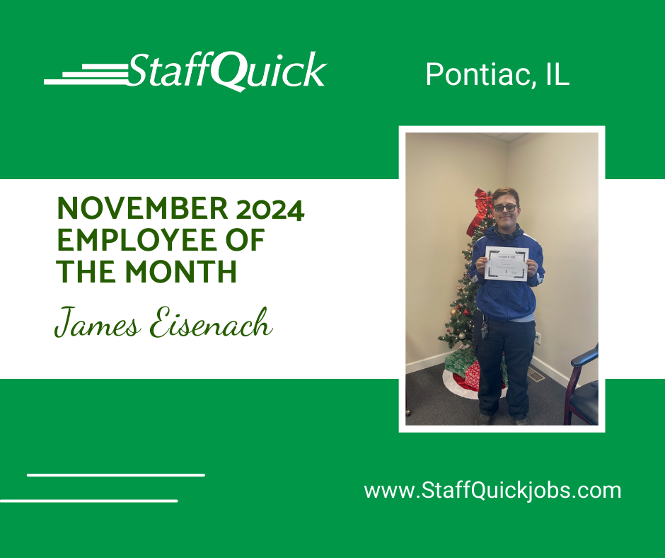 Pontiac StaffQuick Employee of the Month of November