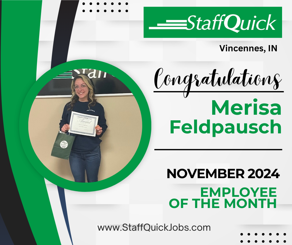 Vincennes StaffQuick Employee of the Month of November