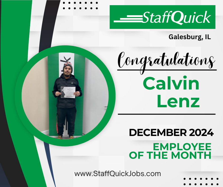 Galesburg StaffQuick Employee of the Month of December