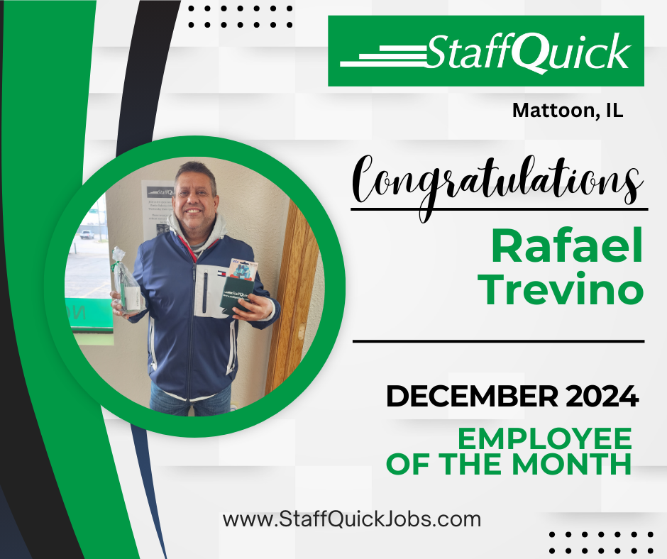 Mattoon StaffQuick Employee of the Month of December