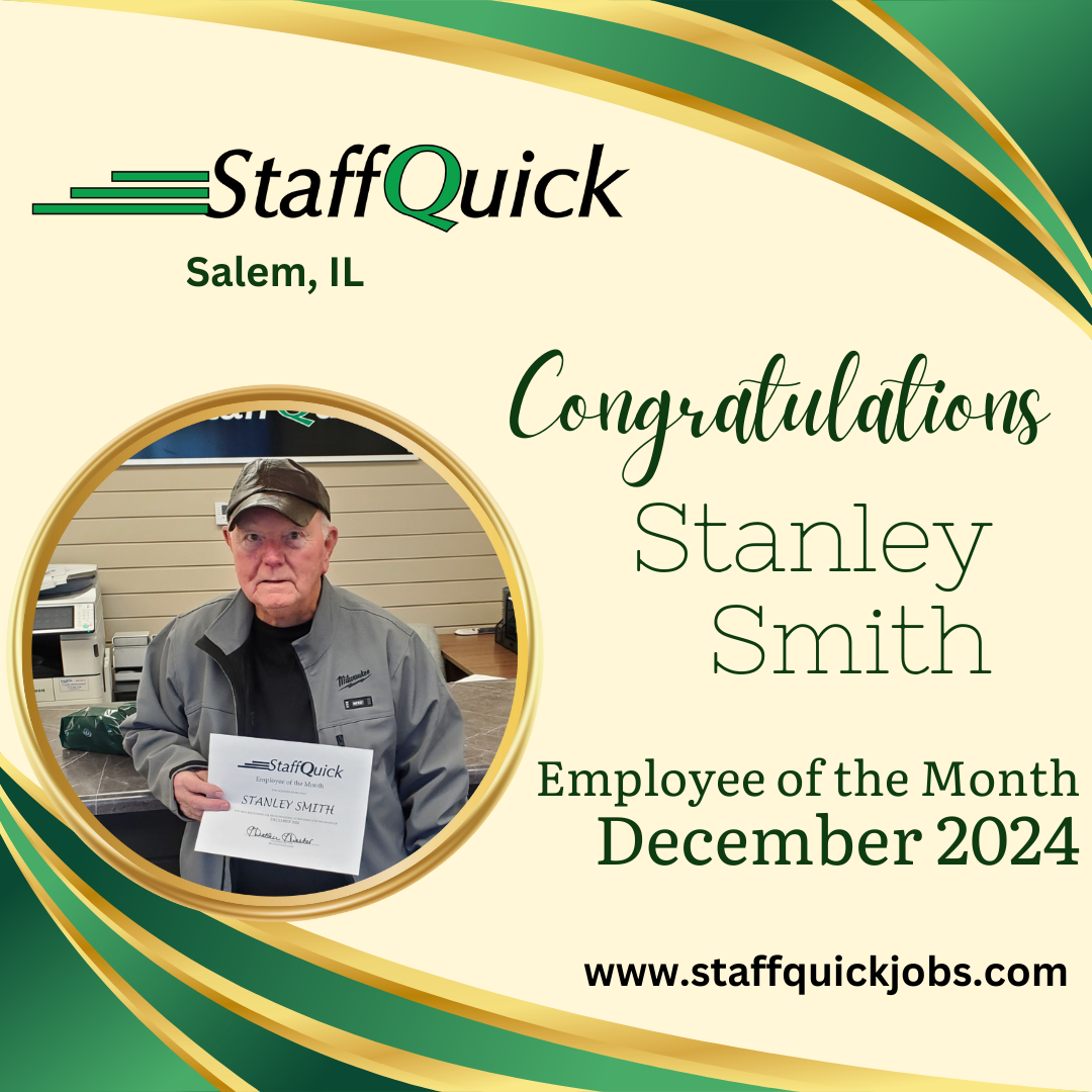 Salem StaffQuick Employee of the Month of December